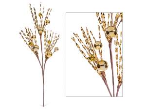 wholesale decorative branches christmas gold