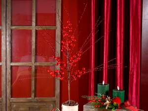 wholesale christmas branches red berries