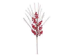 wholesale christmas branches red berries