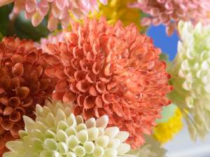 Vente en gros branches de dahlia artificielles