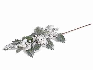 Grossiste branches baies blanches neige