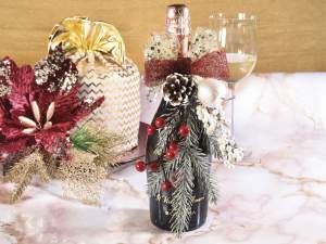 vente en gros bouquet baies pommes noël