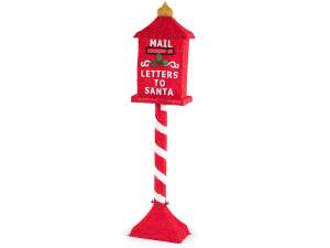 Ingrosso buca lettere Babbo Natale luci