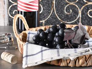 wholesaler decorative fake black grapes