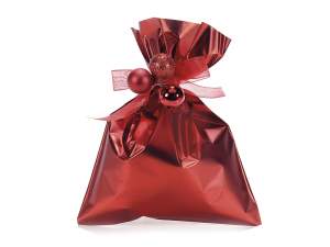 Ingrosso busta sacchetto regalo rosso opaco