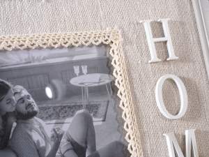 Grossiste cadre photo bois toile décoration écrite