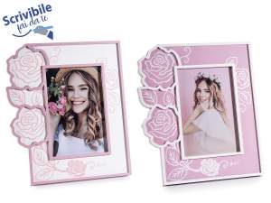 vente en gros cadre photo roses coeurs