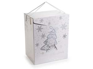 Cajas con asas navideñas al por mayor