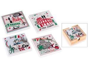 Posavasos al por mayor con bandera de Italia