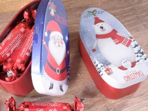 Cajas navideñas de metal al por mayor