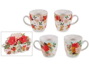 Tazas de café de regalo navideñas al por mayor