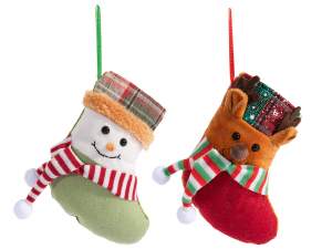 Medias navideñas dulces al por mayor para colgar