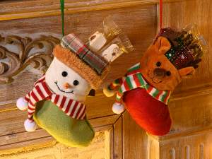 Medias navideñas dulces al por mayor para colgar