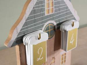 casa cu calendar de advent din lemn en-gros