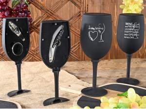 Grossista set sommelier forma calice