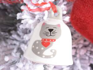 Ingrosso campanelle natale ceramica