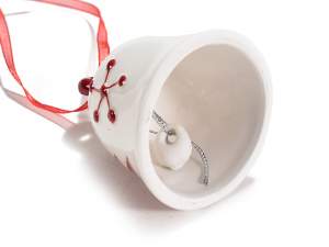 Ingrosso campanelle natale ceramica