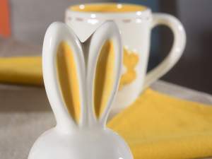 Campanelle pasquali in ceramica a coniglietto