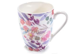 Angrosist cupe de portelan decor floral auriu