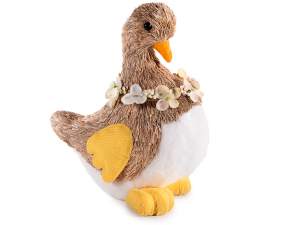 canard décoratif en fibre de gros