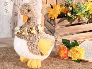 canard décoratif en fibre de gros