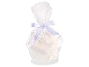 ingrosso candela rosa bocciolo confezione regalo