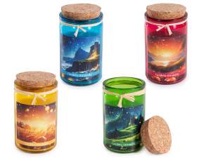 ingrosso candela citronella barattolo vetro