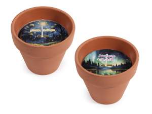 ingrosso candela citronella vasetto terracotta