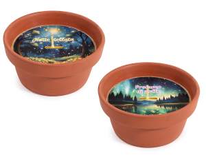 ingrosso vasetto citronella candela terracotta