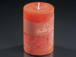 Candele arancione fiamma