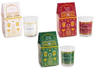 ingrosso candele natale confezione casa regalo