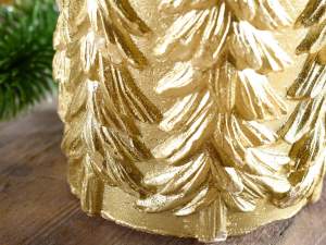 Ingrosso candele oro decori natale