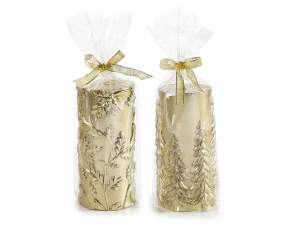 Ingrosso candele oro decori natale