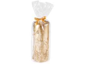 ingrosso candela natale regalo rilievo villaggio