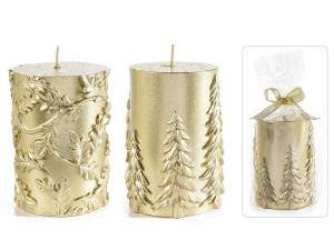 Ingrosso candele di natale dorate