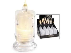 Grossista candela plastica luce LED