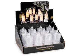 Grossista candela plastica luce LED