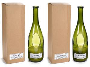 Grossista candela profumo vino bottiglia