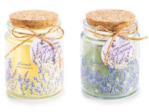 ingrosso barattolo candela lavanda