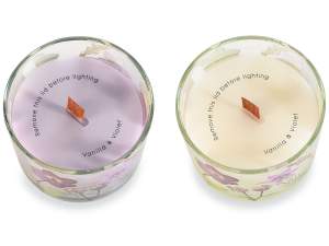 grossista candele in vetro barattolo profumo fiori