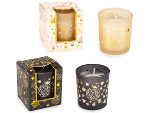 Candele di Natale profumate vasetto ingrosso