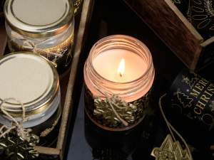 Grossisti candele natale barattolo vetro