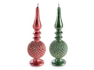 ingrosso candele natale puntale albero