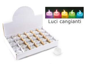 Candela elettrica cambia colore