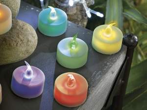 Candela elettrica cambia colore