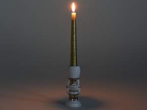 Candelabro de cascanueces con purpurina al por may