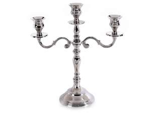 Ingrosso candelabro argento portacandela