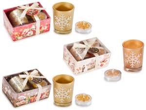 Candele e portacandele natalizie