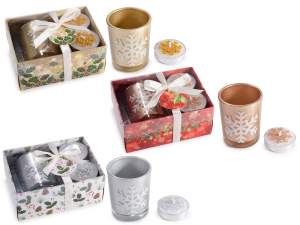 Candele e portacandele natalizie