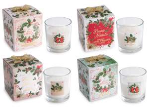 Candele e portacandele natalizie